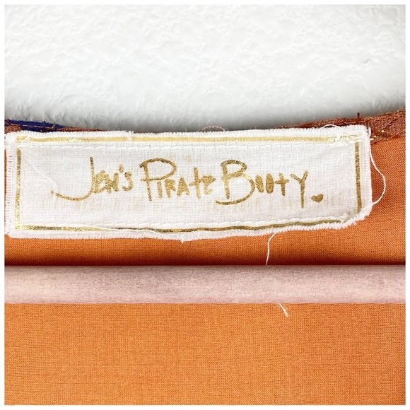 Jens Pirate Booty Wildflower‎ Tarot Blouse in Rust Size Small - Picture 7 of 10